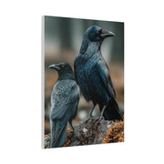 Raven and Crow Portrait – Guardians of the Wild Wall Art & Canvas Print