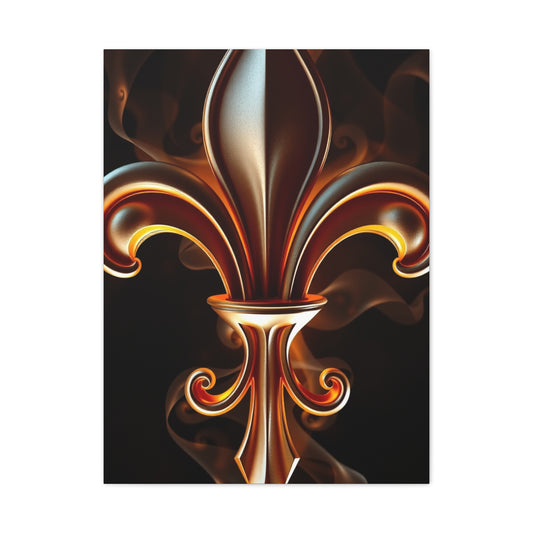 Supreme Fleur-de-Lis Art Beautiful Collection Wall Art & Canvas Print