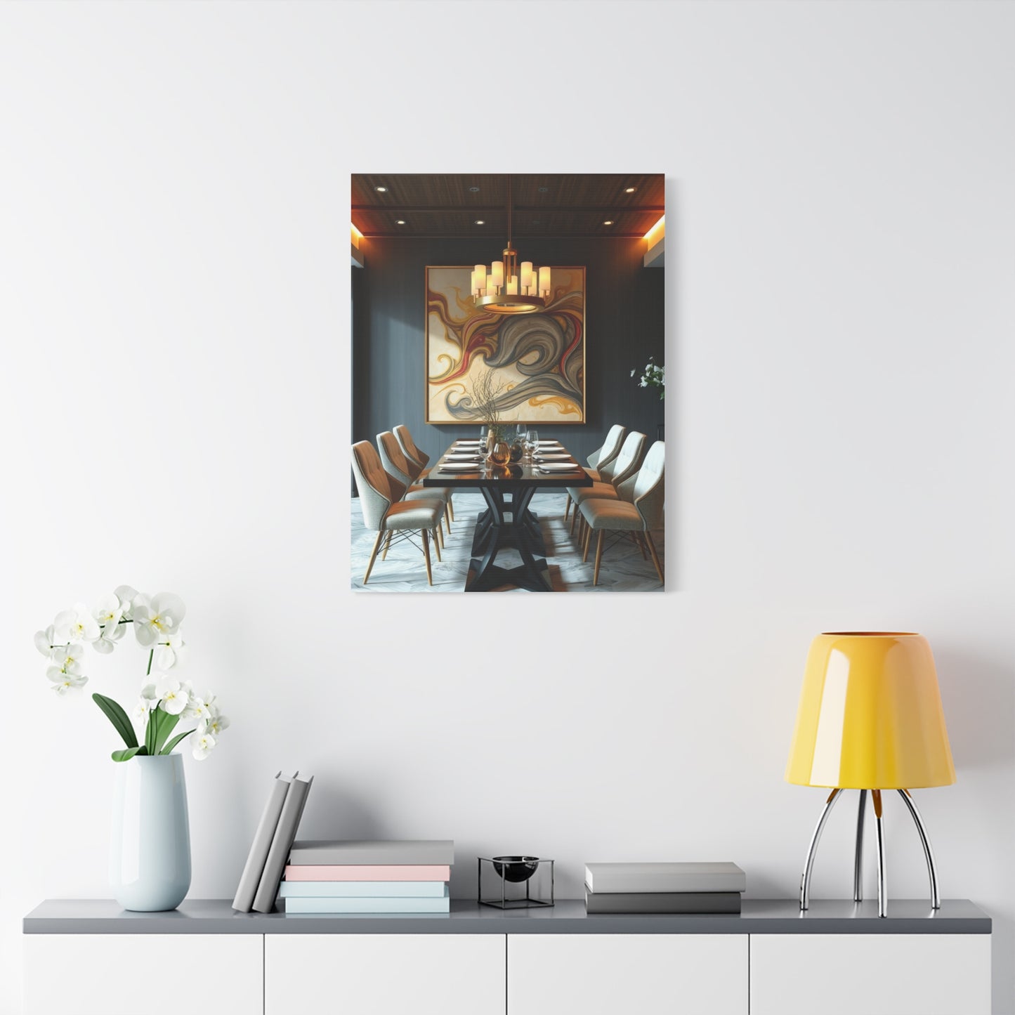 Refined Banquet Canvas Wall Art & Canvas Print