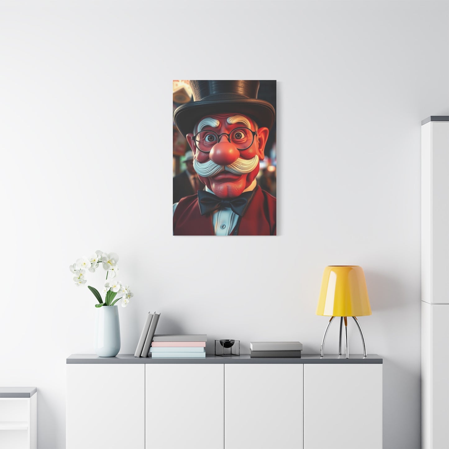 Rich Uncle Pennybags Art Luxury Canvas Wall Art & Canvas Print