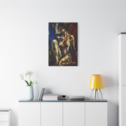 Expressionist Nude Color Field Wall Art & Canvas Print