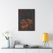 Infinity Tunnel Santa Sleigh Wall Art & Canvas Print