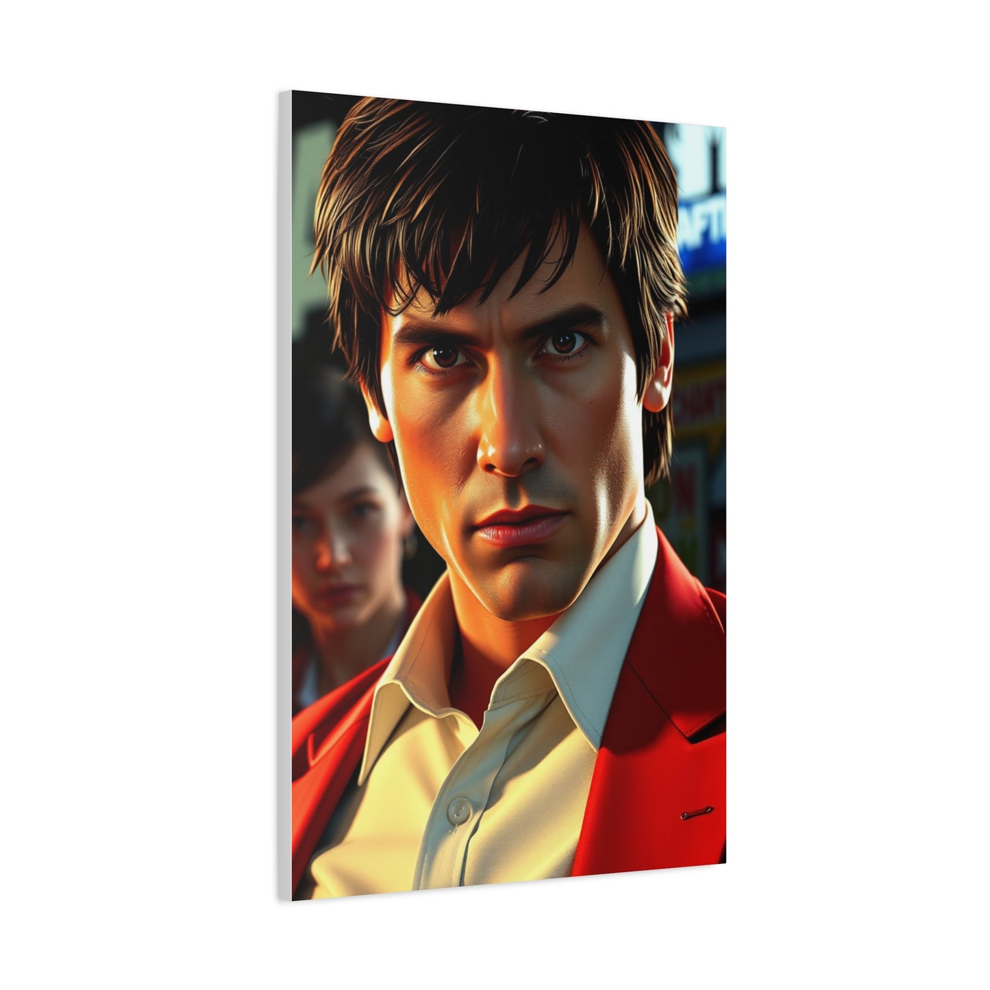Elite Pulp Fiction Character Art Vision Wall Art & Canvas Print