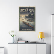 Heritage Rowing Regatta Poster Wall Art & Canvas Print