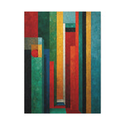 Industrial Architectural Color Block Wall Art & Canvas Print