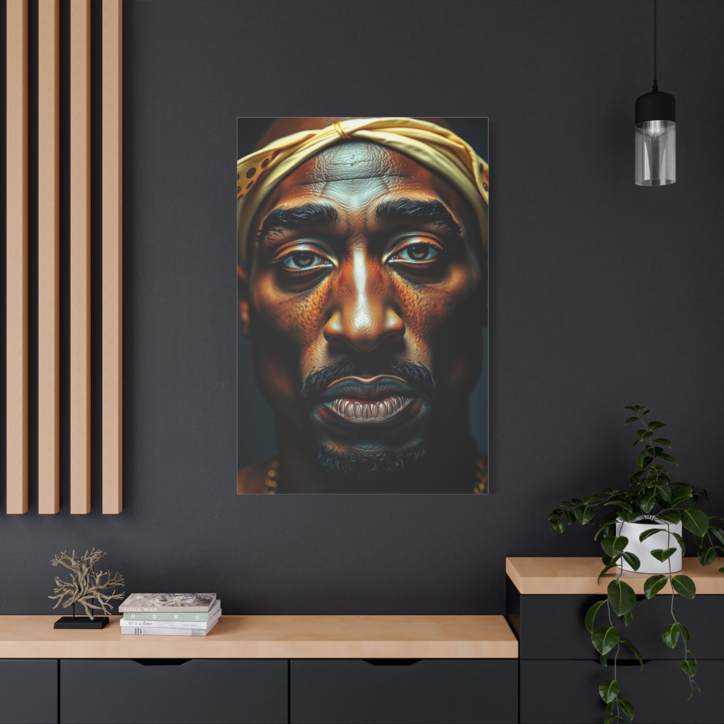Gilded Hip-Hop Icon Wall Art & Canvas Print