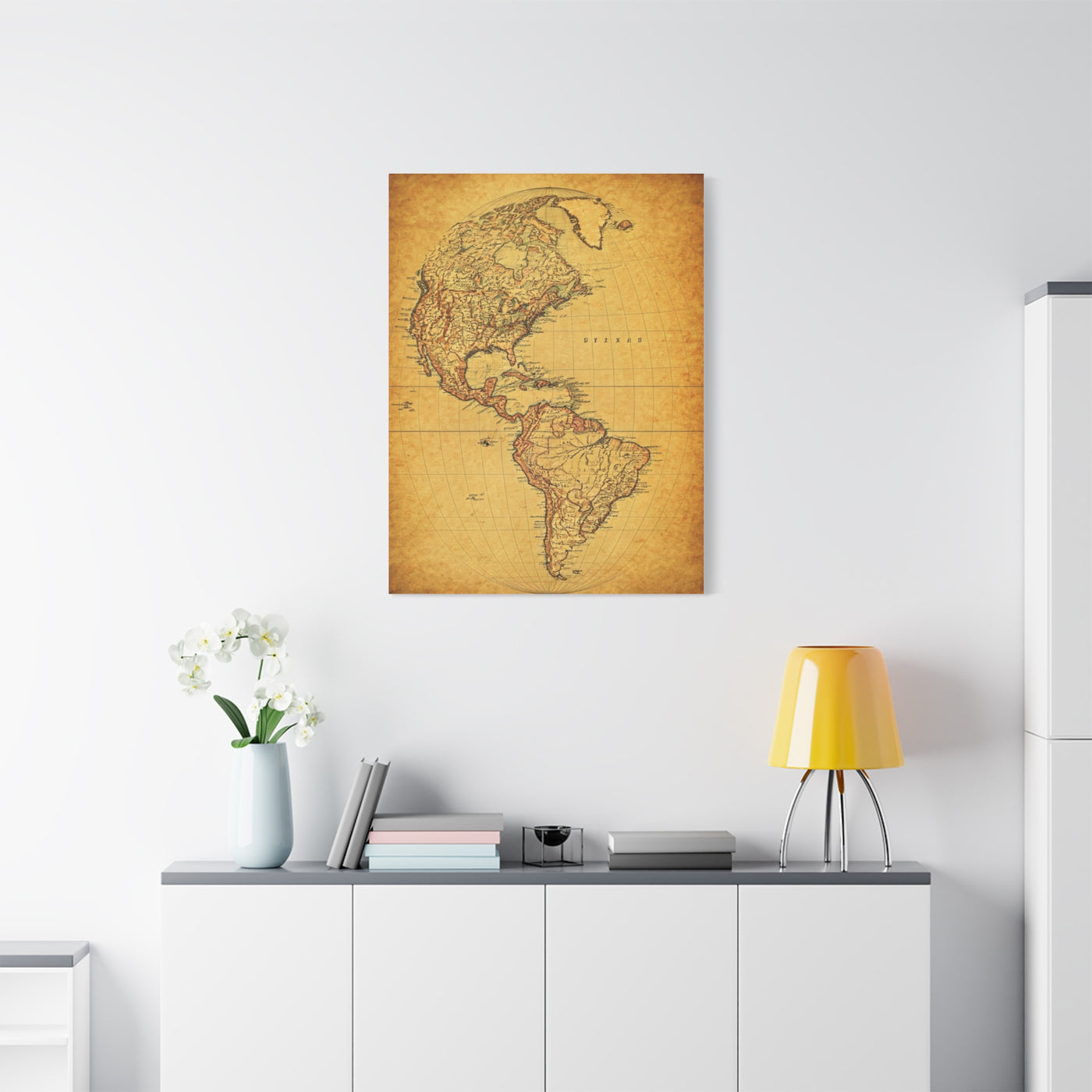 Nautical Ship Map Antique Wall Art & Canvas Prints