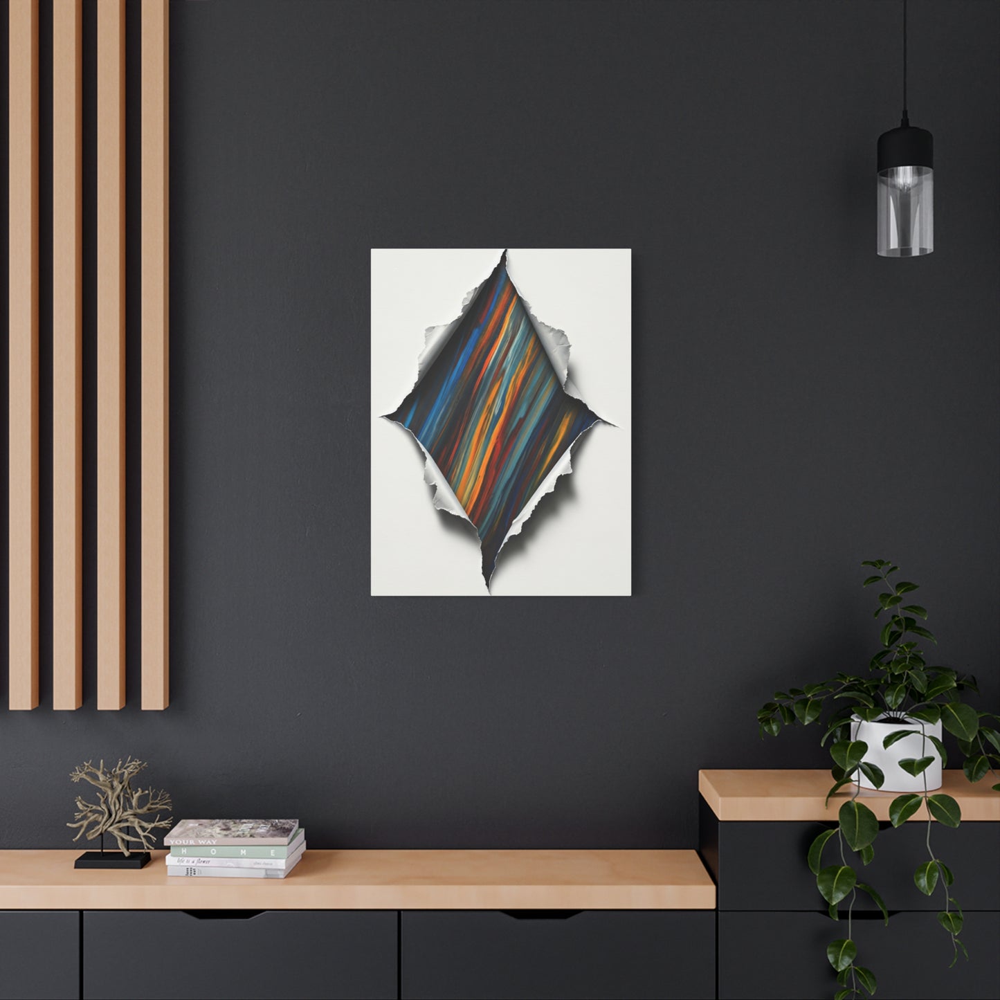 Fractured Color Core Abstract Wall Art & Canvas Prints
