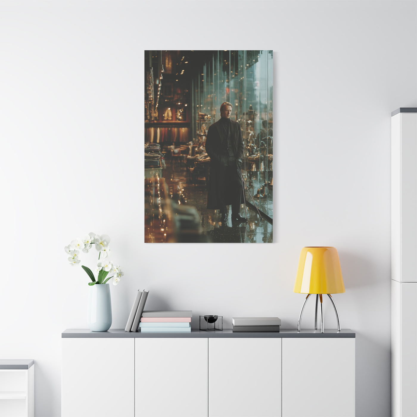 Modern Luxury Golfer Editorial Portrait Wall Art & Canvas Print