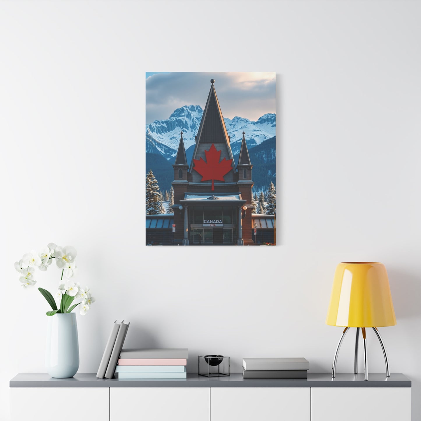 Cascading Wilderness Canvas Wall Art & Canvas Print