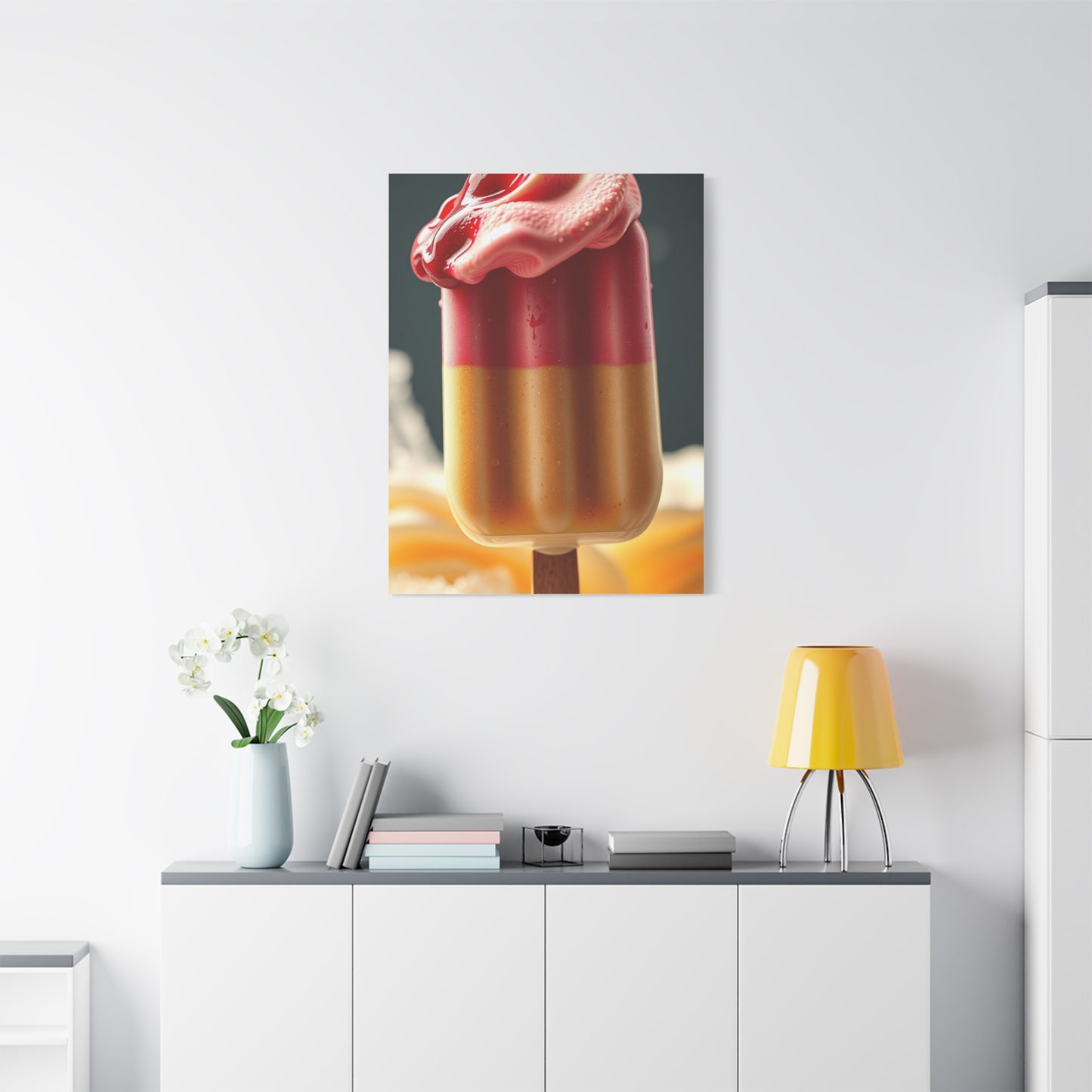 Ice Cream & Popsicle Art Refined Canvas Wall Art & Canvas Print