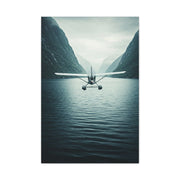 Seaplane Fjord Landing Wall Art & Canvas Prints