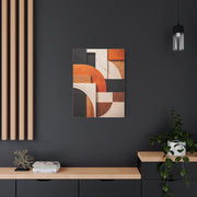 Modern Curved Geometry Abstract Wall Art & Canvas Print