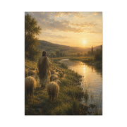 Psalm 23 Shepherd Beside Still Waters Scripture Wall Art & Canvas Print