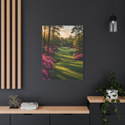 Championship Spring Azalea Golf Course Wall Art & Canvas Print