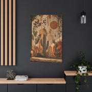 Desert Graffiti Botanical Street Wall Art & Canvas Print