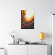 Golden Curve Motion Abstract Wall Art & Canvas Prints