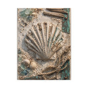 Coastal Shell Relief Composition Wall Art & Canvas Print