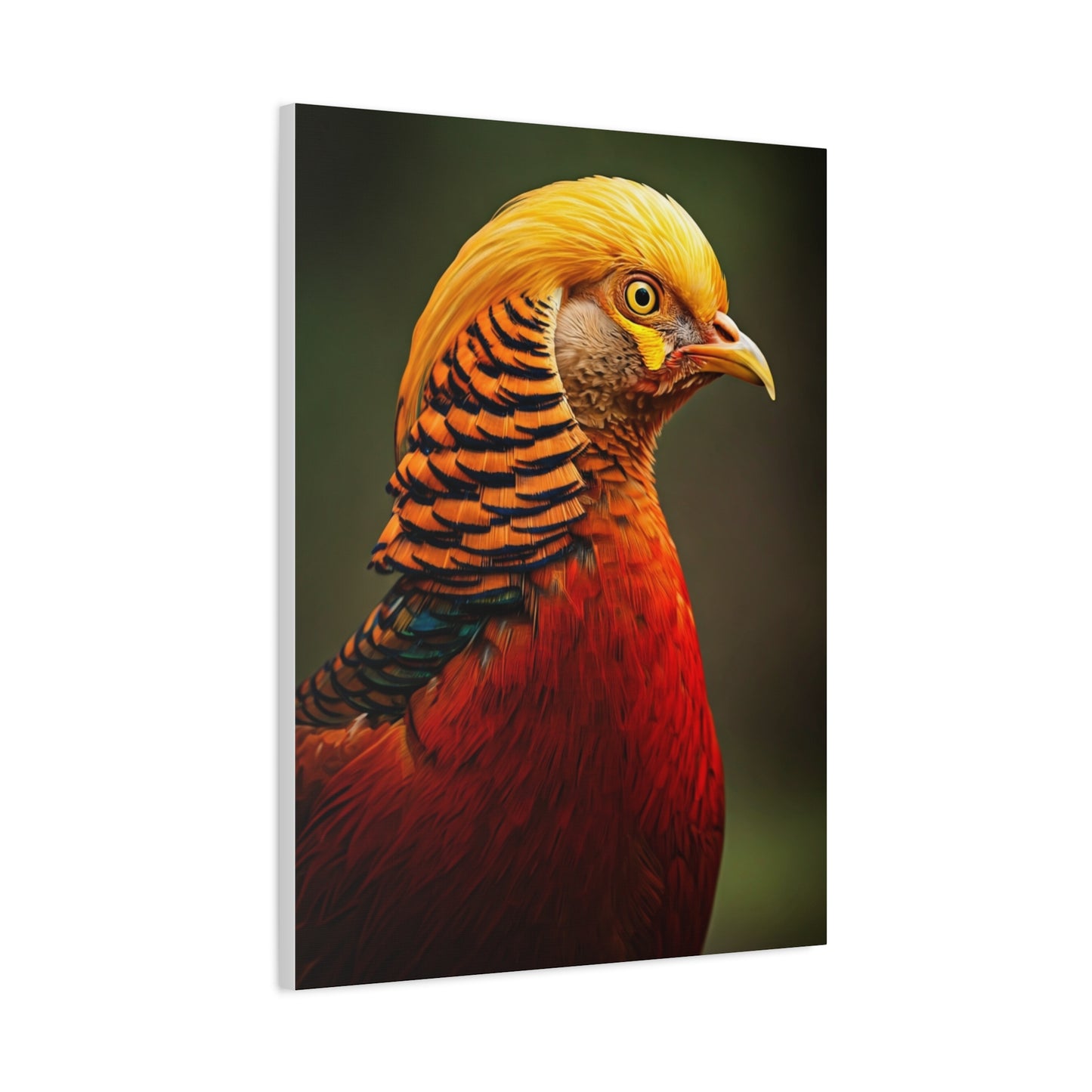 Regal Red Pheasant Portrait Wall Art & Canvas Prints