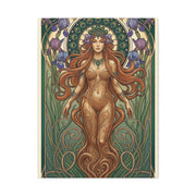 Art Nouveau Goddess Figure Wall Art & Canvas Print