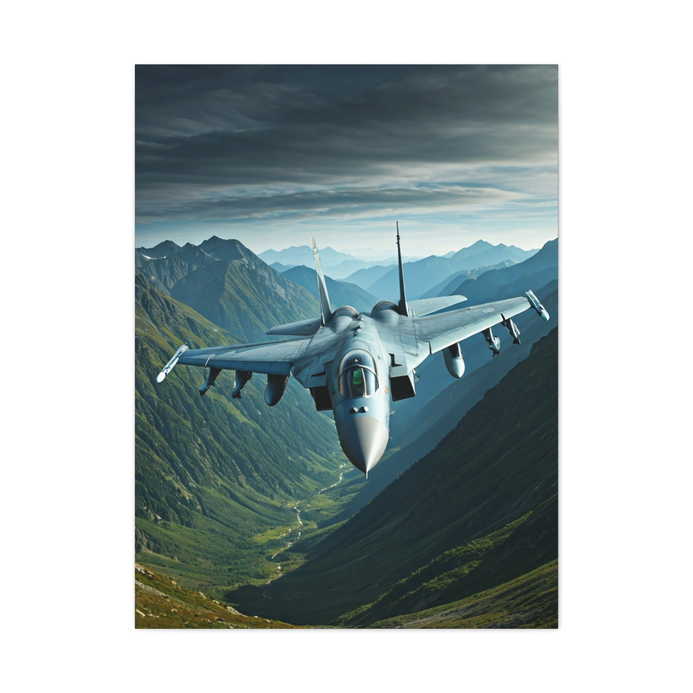 Mountain Valley Jet Patrol Wall Art & Canvas Prints