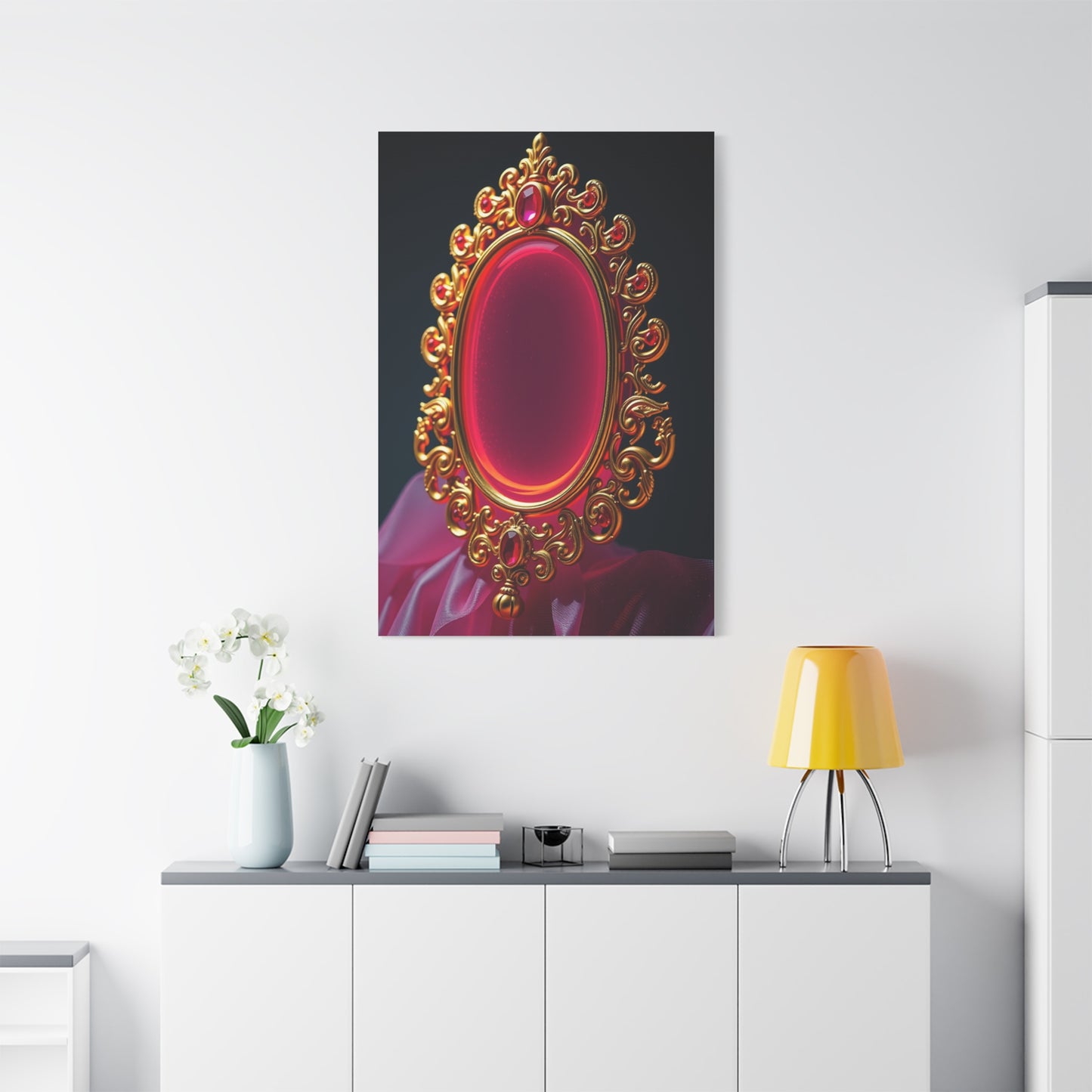Gold & Pink Art Supreme Canvas Gallery Wall Art & Canvas Print