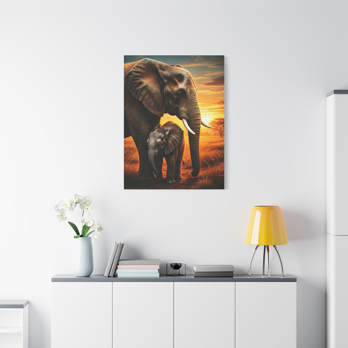 Lightning Storm Over Golden Plains Wall Art & Canvas Prints