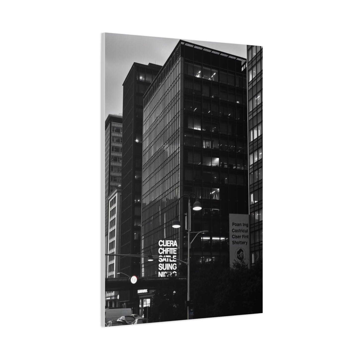Elite Black & White Cityscapes Art Vision Wall Art & Canvas Print