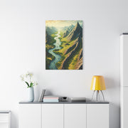 Mountain River Valley Wall Art & Canvas Prints