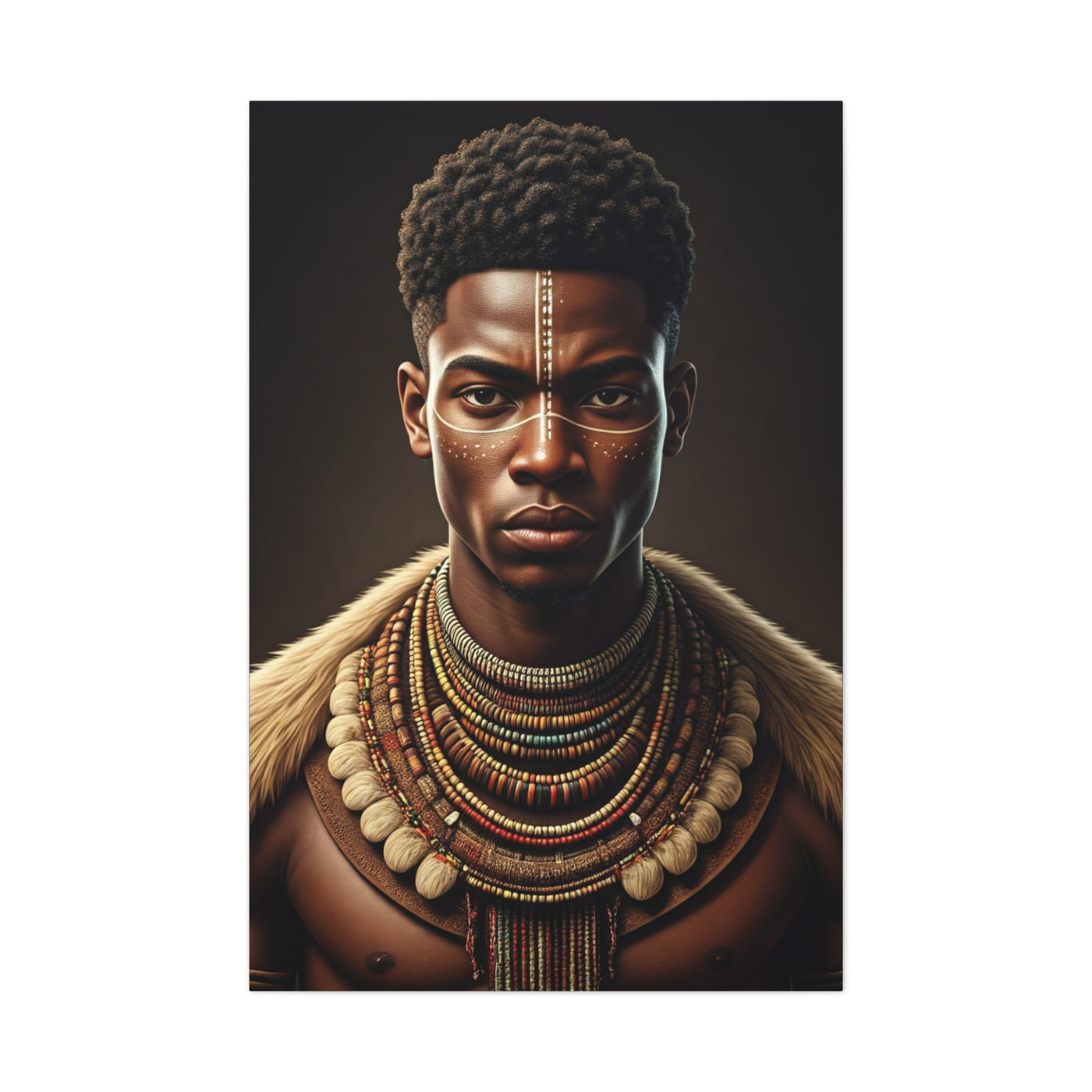 Warrior King Portrait Wall Art & Canvas Prints