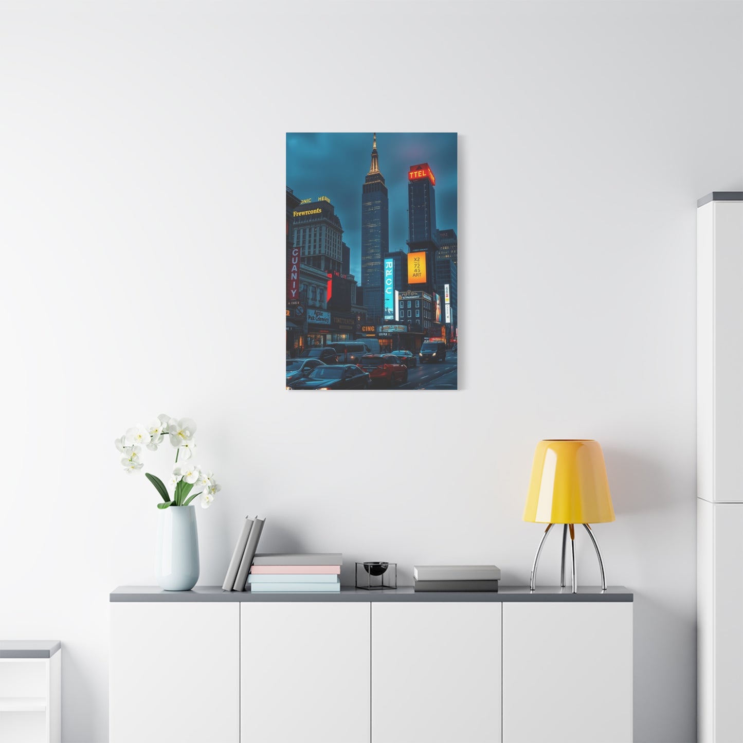 Cityscape Symphony Canvas Wall Art & Canvas Print