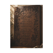 Trust in the Lord Carved Wood Plaque Wall Art & Canvas Print