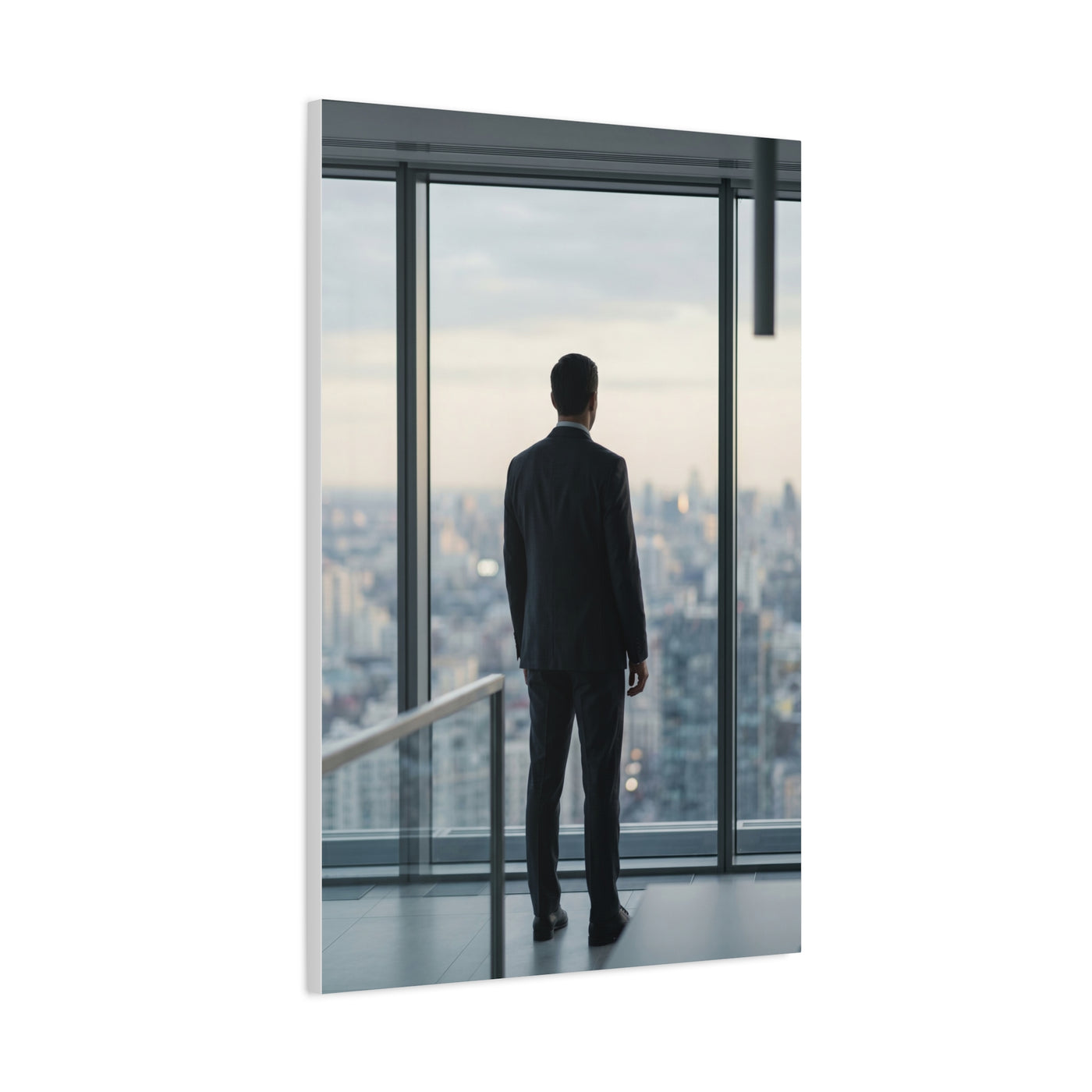 Leadership Reflection Skyline Scene Wall Art & Canvas Print