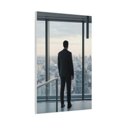 Leadership Reflection Skyline Scene Wall Art & Canvas Print