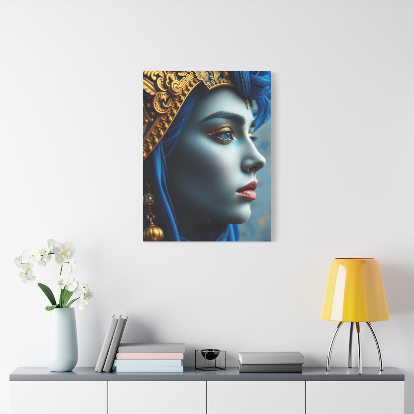 Blue & Gold Art Refined Canvas Wall Art & Canvas Print