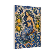 Sicilian Majolica Mermaid Tile Wall Art & Canvas Print