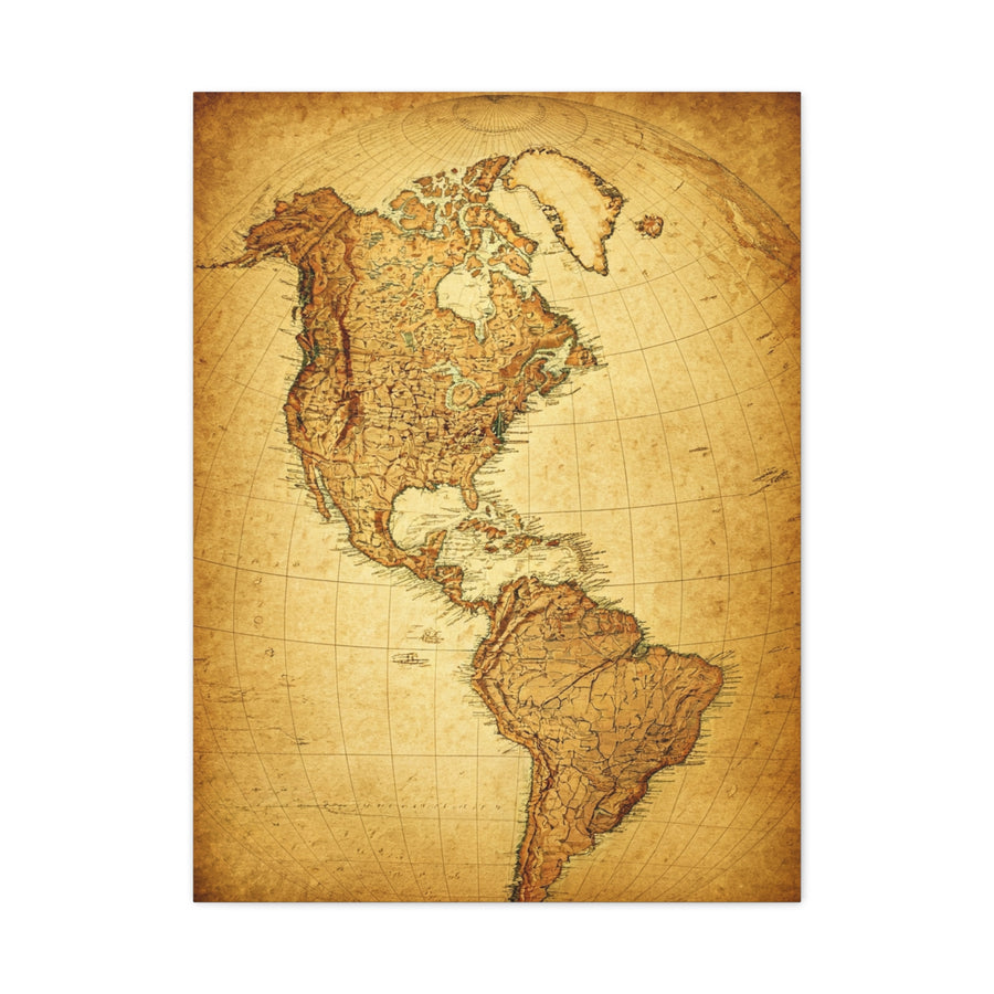 Treasure Island Nautical Map Wall Art & Canvas Prints