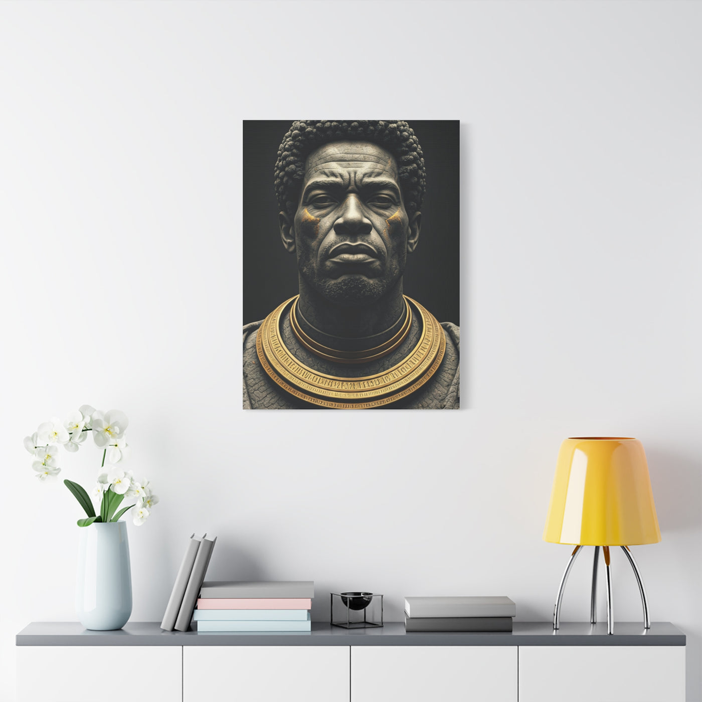 Stone Guardian Legacy Portrait Wall Art & Canvas Prints