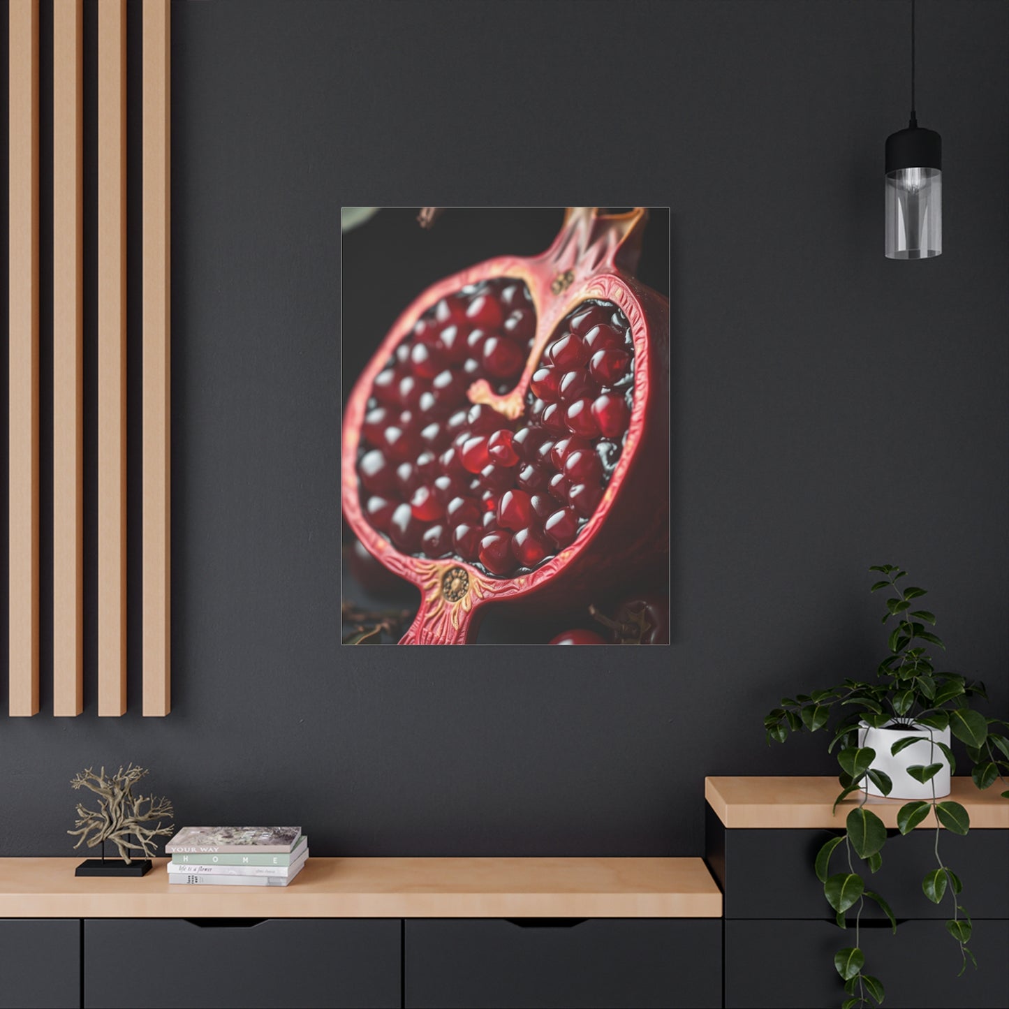 Elite Pomegranate Noir Wall Art Vision Wall Art & Canvas Print