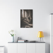 Sunlit Italian Palazzo Staircase Wall Art & Canvas Print