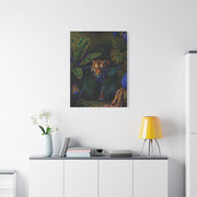 Exotic Tiger Jungle Interior Tropical Wall Art & Canvas Print