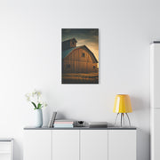 Twin Barn Structures in Evening Light Wall Art & Canvas Prints