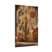 Desert Graffiti Botanical Street Wall Art & Canvas Print