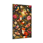 Quirky Maximalist Forest Creatures Wall Art & Canvas Print