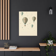 Dreamy Hot Air Balloon Nursery Wall Art & Canvas Print