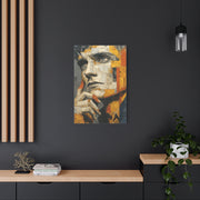 Reflective Thought Portrait Collage Wall Art & Canvas Print