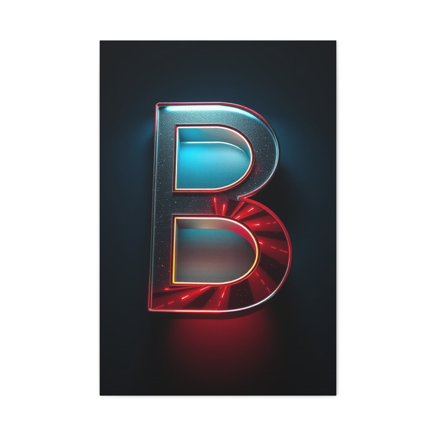 Alphabet & Letter Art Luxury Canvas Wall Art & Canvas Print