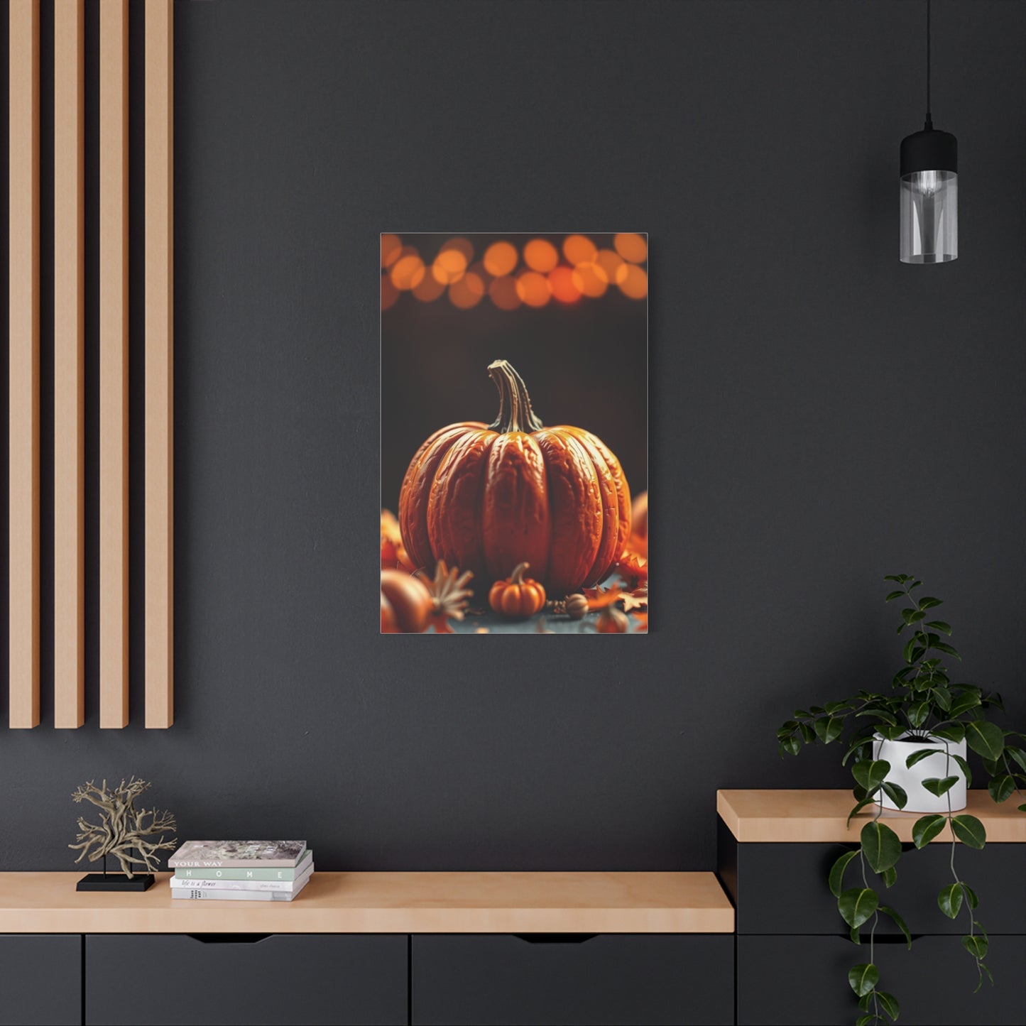 Golden Ember Tableau wall art & canvas print