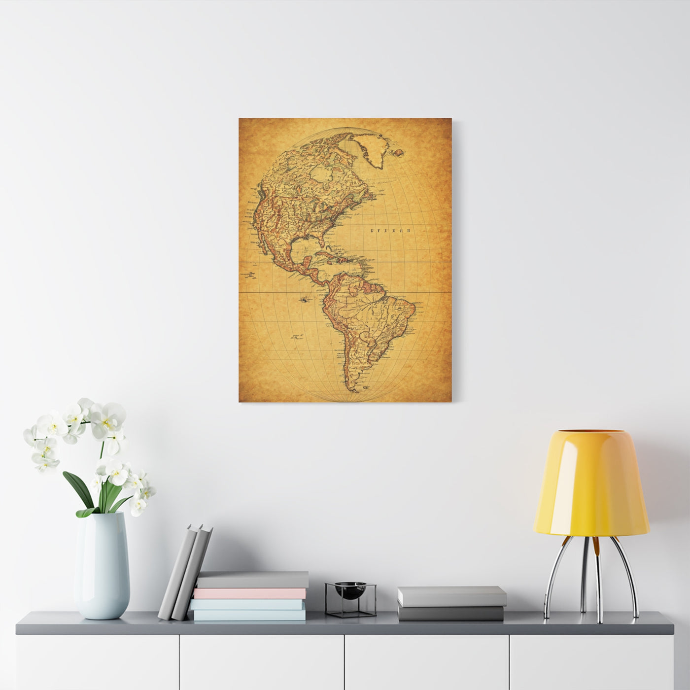 Nautical Ship Map Antique Wall Art & Canvas Prints