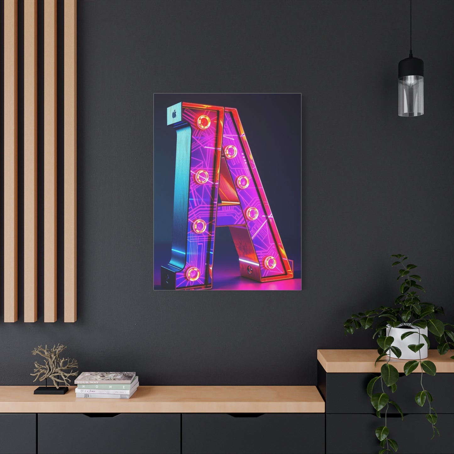 A Alphabet & Letter Art Artisan Canvas Wall Art & Canvas Print